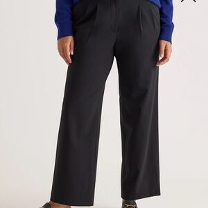 Quince Italian wool pleated trousers women’s 10